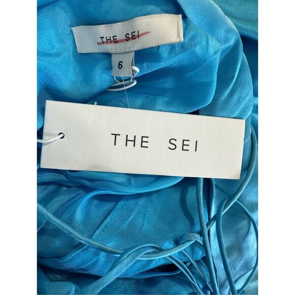 The Sei Draped Silk Wrap Gown Size 6 $1219 - Picture 12 of 12